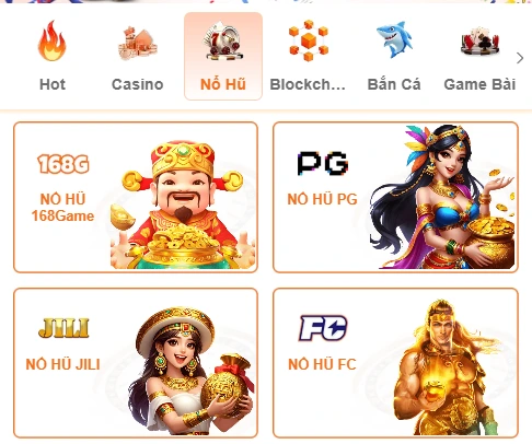 Sảnh nổ hũ SC88 đa dạng tựa game tỉ lệ trúng hũ cao